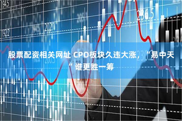 股票配资相关网址 CPO板块久违大涨，“易中天”谁更胜一筹